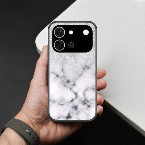 Vivo V80 Cover - White Marble Series - HQ Premium Shine Durable Shatterproof Case