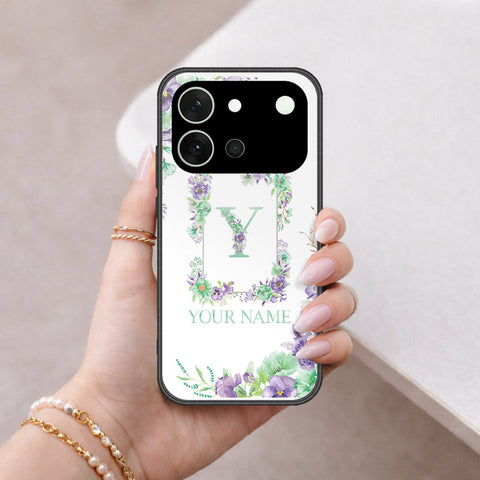 Vivo V80 Cover - Personalized Alphabet Series - HQ Premium Shine Durable Shatterproof Case