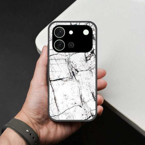 Vivo V80 Cover - White Marble Series 2 - HQ Premium Shine Durable Shatterproof Case
