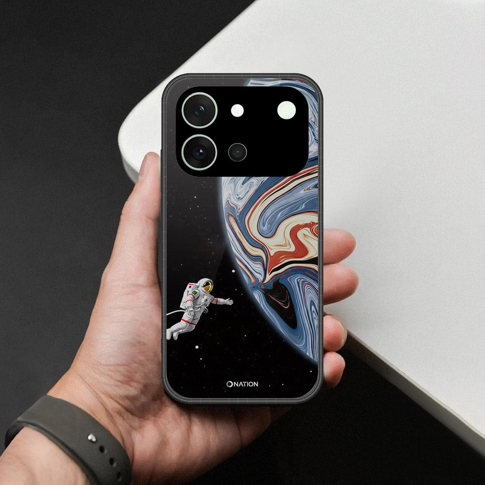 Vivo V80 Cover - Cosmic Marble Astronaut Design - HQ Premium Shine Durable Shatterproof Case