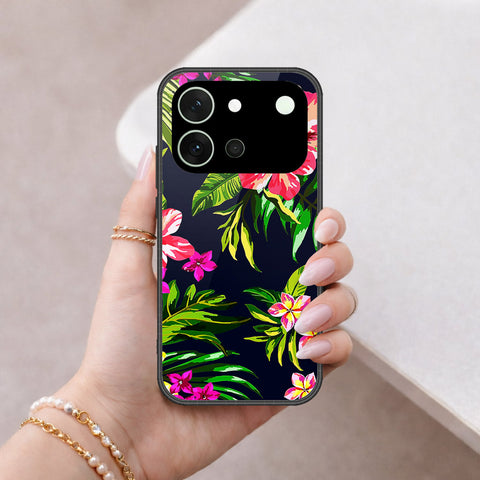 Vivo V80 Cover - Floral Series - HQ Premium Shine Durable Shatterproof Case