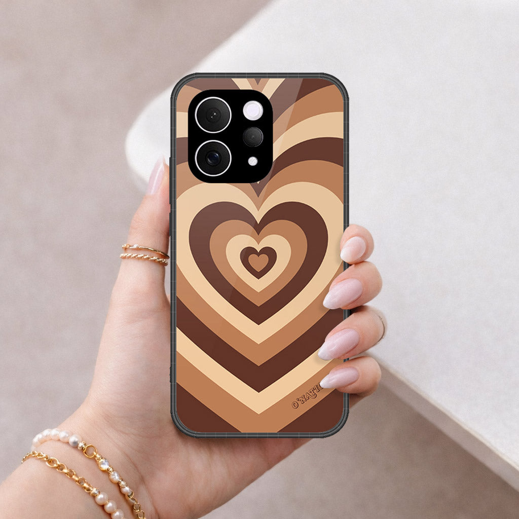 vivo S50t Cover - O'Nation Heartbeat Series - HQ Ultra Shine Premium Infinity Glass Soft Silicon Borders Case