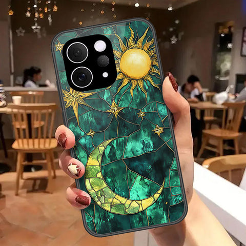 vivo V70 Elite Cover - Celestial Starry Universe Series - HQ Ultra Shine Premium Infinity Glass Soft Silicon Borders Case
