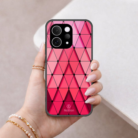 vivo V70 Elite Cover - Onation Pyramid Series - HQ Ultra Shine Premium Infinity Glass Soft Silicon Borders Case