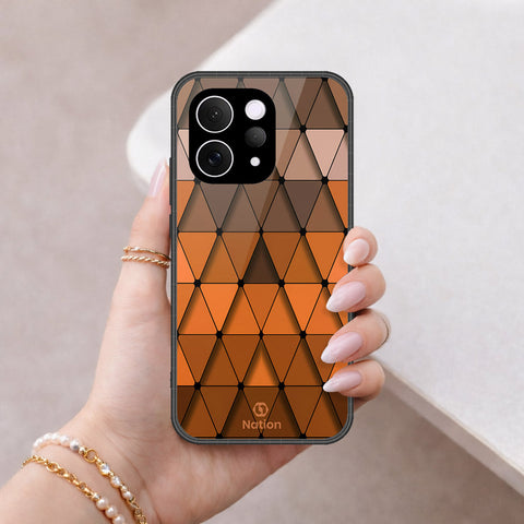 vivo V70 Elite Cover - Onation Pyramid Series - HQ Ultra Shine Premium Infinity Glass Soft Silicon Borders Case