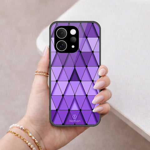 vivo V70 Elite Cover - Onation Pyramid Series - HQ Ultra Shine Premium Infinity Glass Soft Silicon Borders Case