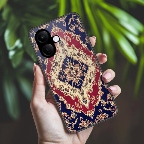 Vivo V60 Lite 4G Cover - ONation Persian Rugs Series 2 - HQ Ultra Shine Premium Infinity Glass Soft Silicon Borders Case