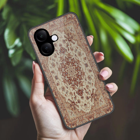 Vivo V60 Lite 4G Cover - ONation Persian Rugs Series 2 - HQ Ultra Shine Premium Infinity Glass Soft Silicon Borders Case