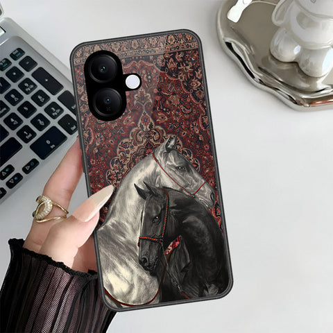 Vivo V60 Lite 4G Cover - ONation Persian Rugs Series 3 - HQ Ultra Shine Premium Infinity Glass Soft Silicon Borders Case