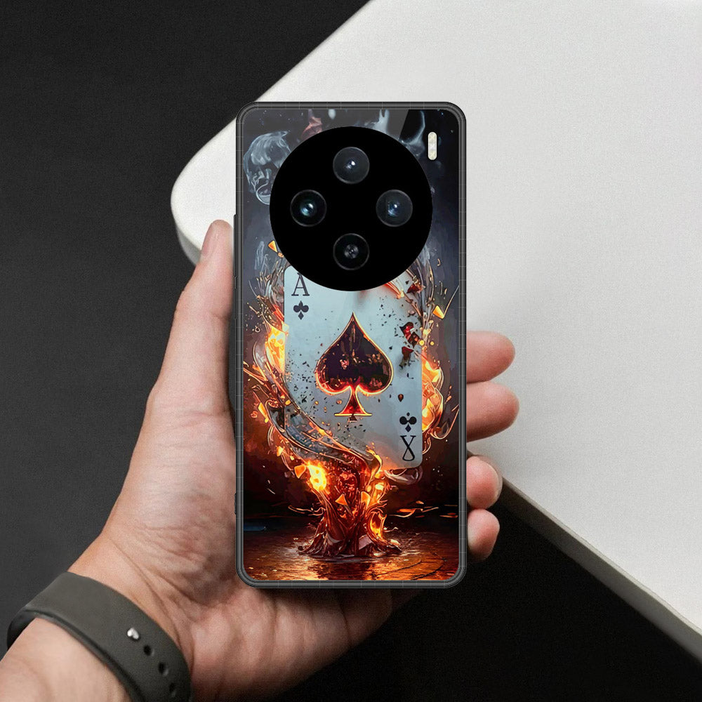 Vivo x100 Pro Cover - Ace of Fire Rising Star Design - HQ Premium Shine Durable Shatterproof Case