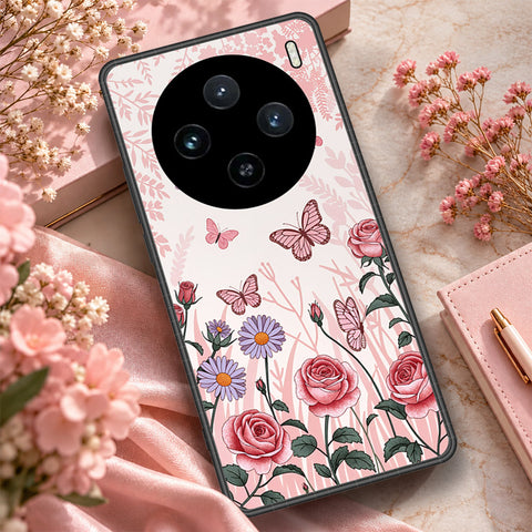 Vivo x100 Pro Cover - ONation Botancial Bloom Series - HQ Premium Shine Durable Shatterproof Case