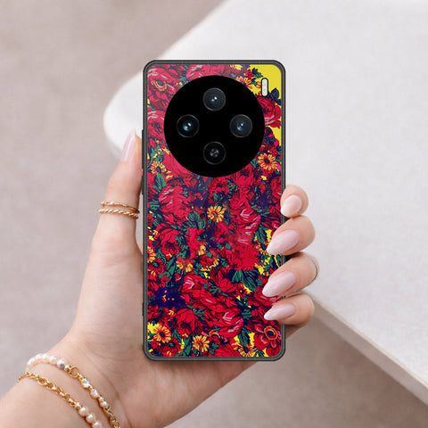 Vivo x100s Pro Cover - Floral Series - HQ Premium Shine Durable Shatterproof Case