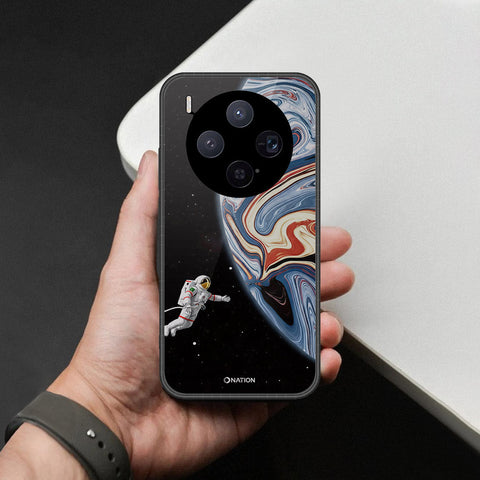 Vivo X300 Cover - Cosmic Marble Astronaut Design - HQ Premium Shine Durable Shatterproof Case