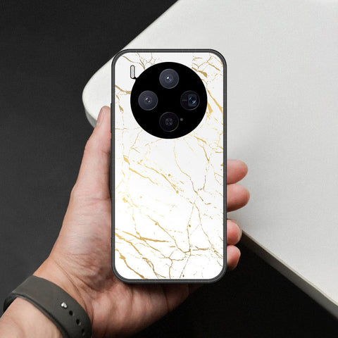 Vivo X300 Cover - White Marble Series 2 - HQ Premium Shine Durable Shatterproof Case