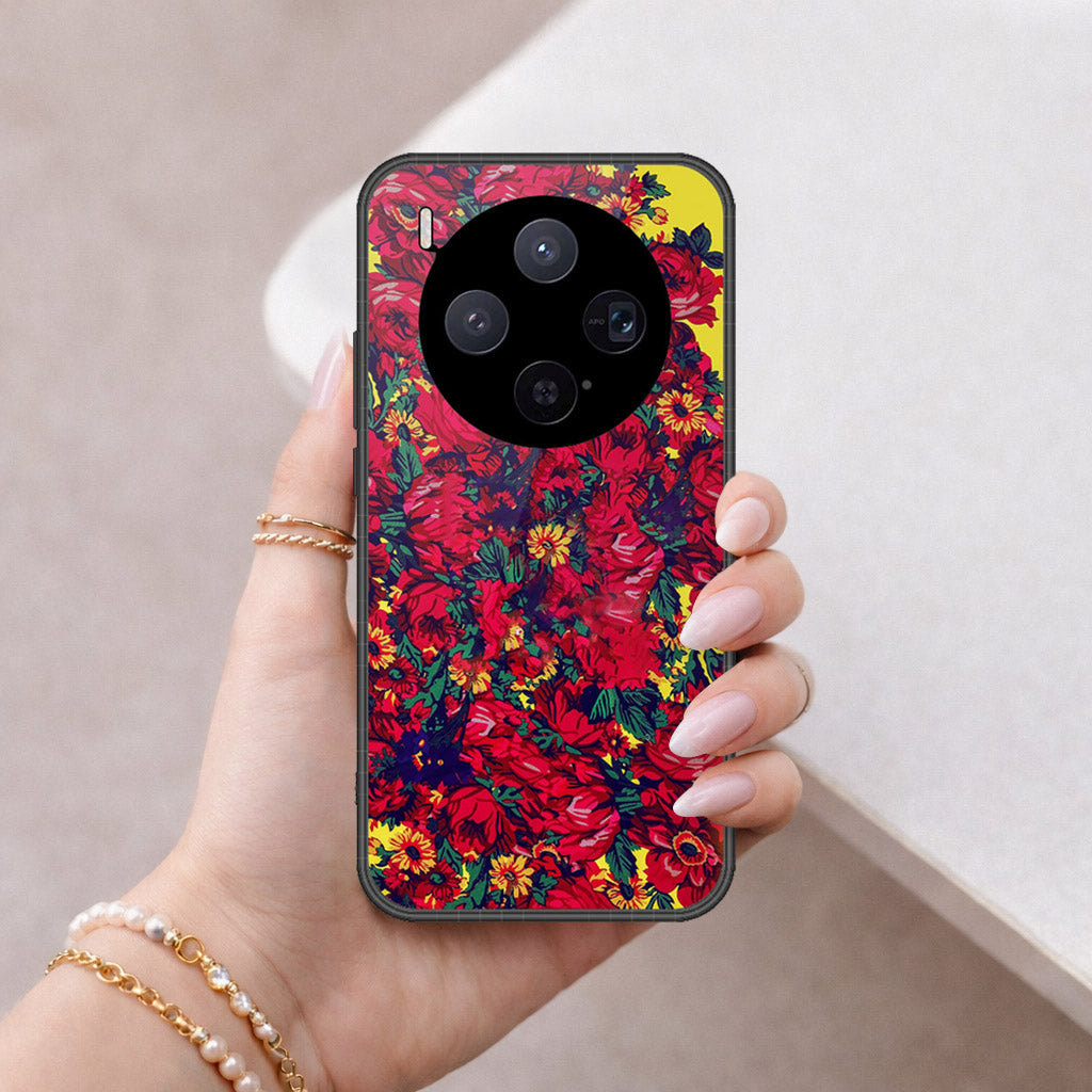 Vivo X300 Cover - Floral Series - HQ Premium Shine Durable Shatterproof Case