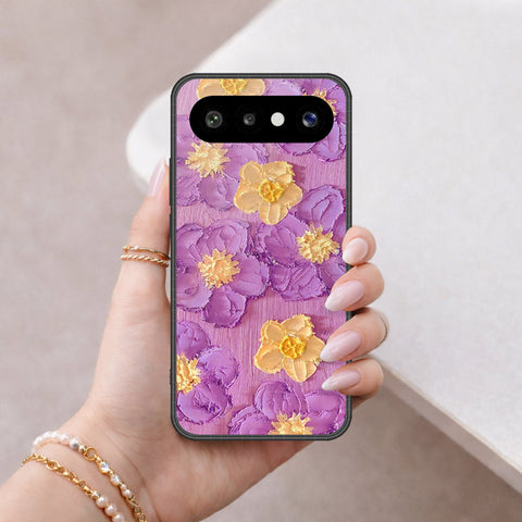 Vivo X300 FE (Russia) Cover - Floral Series - Design 8 - Purple & Yellow - HQ Premium Shine Durable Shatterproof Case