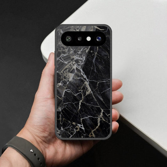 Vivo X300 FE (Russia) Cover - Black Marble Series - HQ Premium Shine Durable Shatterproof Case