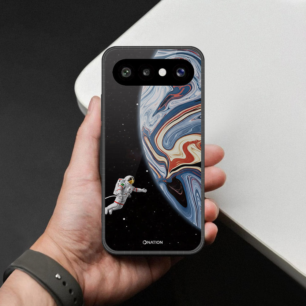 Vivo X300 FE (Russia) Cover - Cosmic Marble Astronaut Design - HQ Premium Shine Durable Shatterproof Case