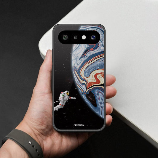 Vivo X300 FE (Russia) Cover - Cosmic Marble Astronaut Design - HQ Premium Shine Durable Shatterproof Case