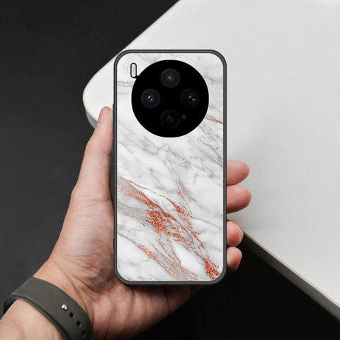 Vivo X300s Cover - White Marble Series - HQ Premium Shine Durable Shatterproof Case