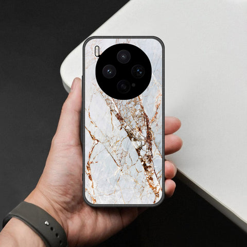 Vivo X300s Cover - White Marble Series - HQ Premium Shine Durable Shatterproof Case