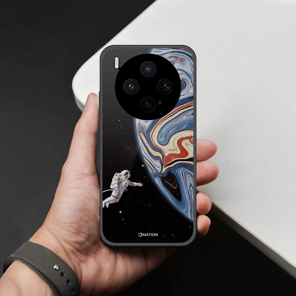 Vivo X300s Cover - Cosmic Marble Astronaut Design - HQ Premium Shine Durable Shatterproof Case
