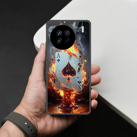 Vivo X90 Cover - Ace of Fire Rising Star Design - HQ Premium Shine Durable Shatterproof Case