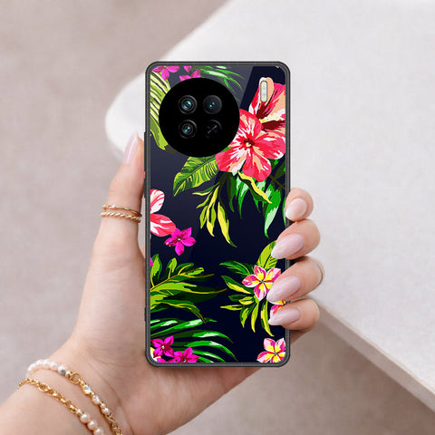 Vivo X90s Cover - Floral Series - HQ Premium Shine Durable Shatterproof Case