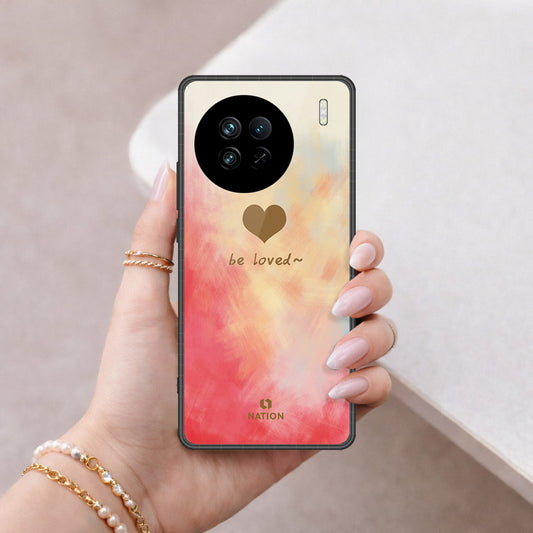 Vivo X90 Cover - Onation Heart Series - HQ Premium Shine Durable Shatterproof Case