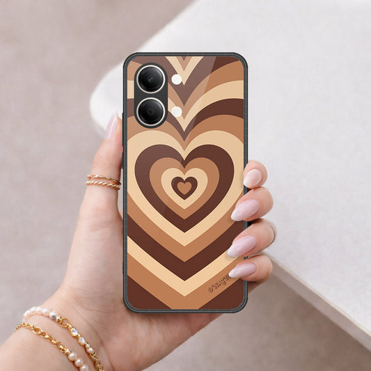 Vivo Y6t 5G Cover - O'Nation Heartbeat Series - HQ Ultra Shine Premium Infinity Glass Soft Silicon Borders Case