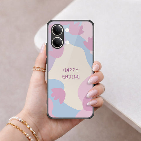 Vivo Y11 5G Cover - Happy Series - HQ Ultra Shine Premium Infinity Glass Soft Silicon Borders Case