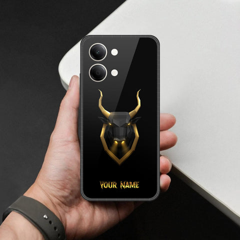 Vivo Y05 Cover - Gold Series - HQ Ultra Shine Premium Infinity Glass Soft Silicon Borders Case