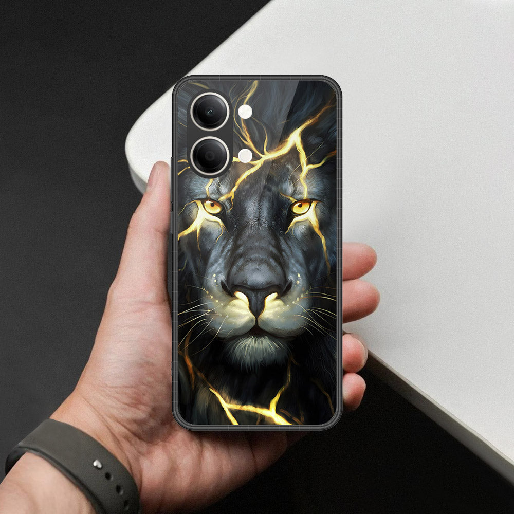Vivo Y6t 5G Cover - Brave Series - HQ Ultra Shine Premium Infinity Glass Soft Silicon Borders Case