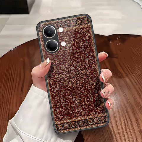 Vivo Y6t 5G Cover - ONation Persian Rugs Series - HQ Ultra Shine Premium Infinity Glass Soft Silicon Borders Case