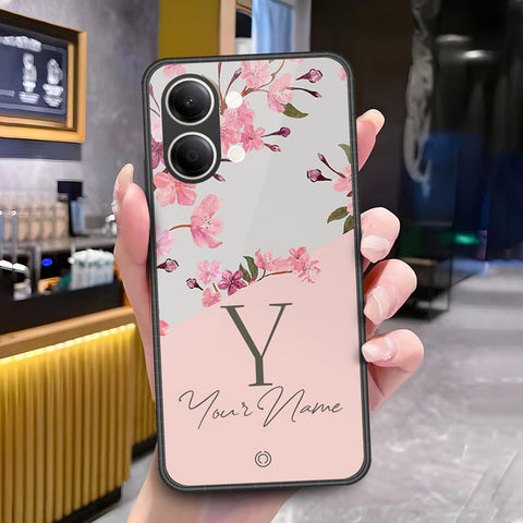 Vivo Y11D 4G Cover - ONation Your Name Series - HQ Ultra Shine Premium Infinity Glass Soft Silicon Borders Case