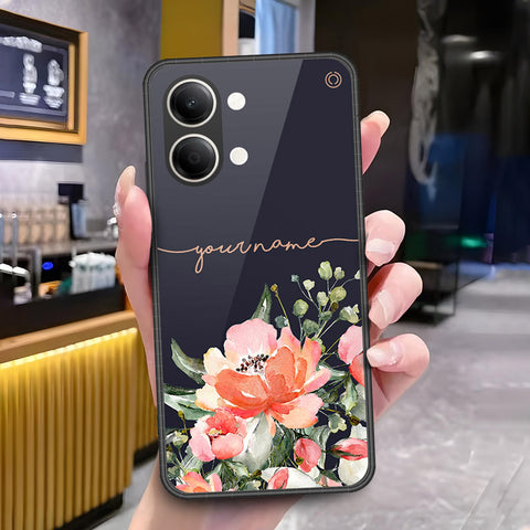 Vivo Y11D 4G Cover - ONation Your Name Series - HQ Ultra Shine Premium Infinity Glass Soft Silicon Borders Case