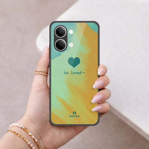 Vivo Y60M 5G Cover - Onation Heart Series - HQ Ultra Shine Premium Infinity Glass Soft Silicon Borders Case