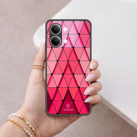 Vivo Y60 5G Cover - Onation Pyramid Series - HQ Ultra Shine Premium Infinity Glass Soft Silicon Borders Case