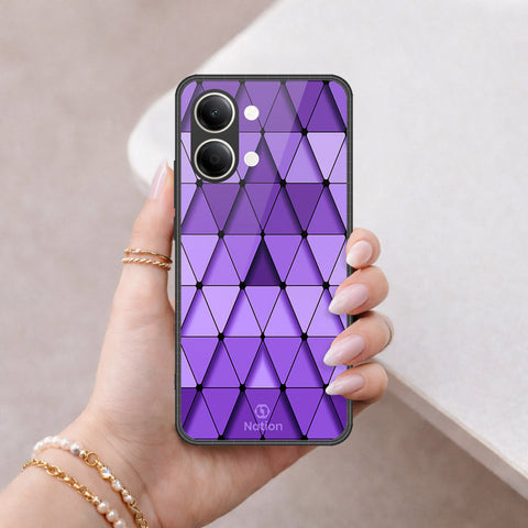 Vivo Y60 5G Cover - Onation Pyramid Series - HQ Ultra Shine Premium Infinity Glass Soft Silicon Borders Case