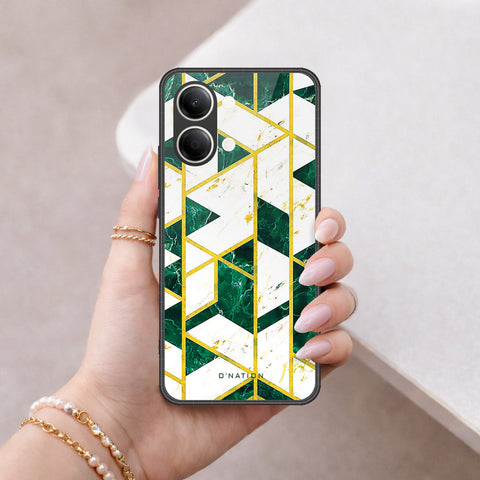 Vivo Y05 Cover - O'Nation Shades of Marble Series - HQ Ultra Shine Premium Infinity Glass Soft Silicon Borders Case