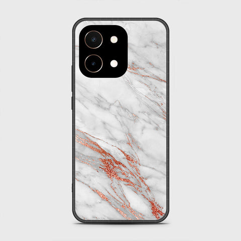 Vivo Y28 4G Cover- White Marble Series - HQ Premium Shine Durable Shatterproof Case