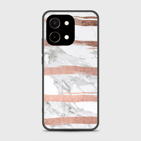 Vivo Y28 4G Cover- White Marble Series - HQ Premium Shine Durable Shatterproof Case