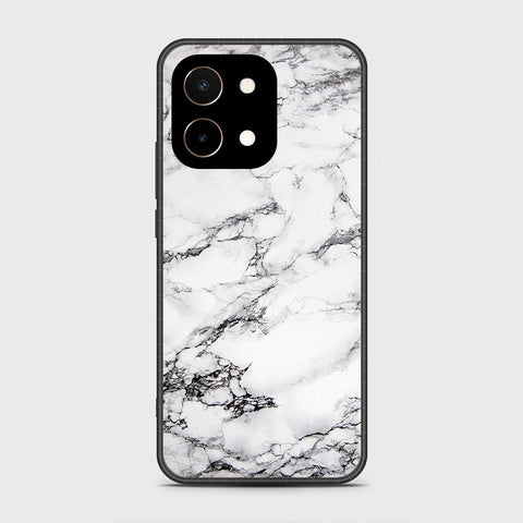 Vivo Y28 4G Cover- White Marble Series - HQ Premium Shine Durable Shatterproof Case