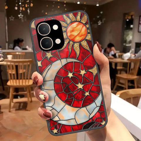 Vivo iQOO Z11x (China) Cover - Celestial Starry Universe Series - HQ Ultra Shine Premium Infinity Glass Soft Silicon Borders Case