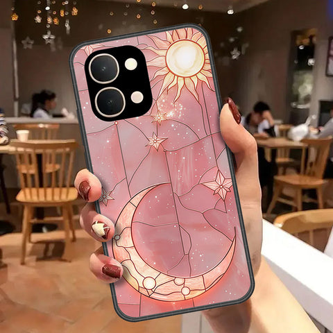 Vivo iQOO Z11x (China) Cover - Celestial Starry Universe Series - HQ Ultra Shine Premium Infinity Glass Soft Silicon Borders Case