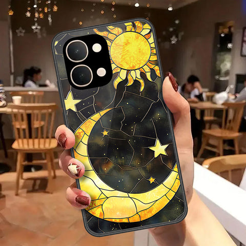 Vivo iQOO Z11x (China) Cover - Celestial Starry Universe Series - HQ Ultra Shine Premium Infinity Glass Soft Silicon Borders Case