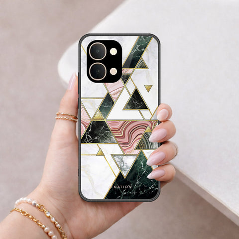 Vivo iQOO Z11x (China) Cover - O'Nation Shades of Marble Series - HQ Ultra Shine Premium Infinity Glass Soft Silicon Borders Case