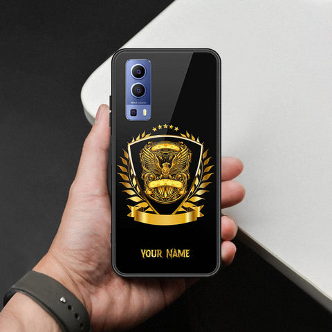 Vivo Y52 5G - Gold Series - HQ Ultra Shine Premium Infinity Glass Soft Silicon Borders Case