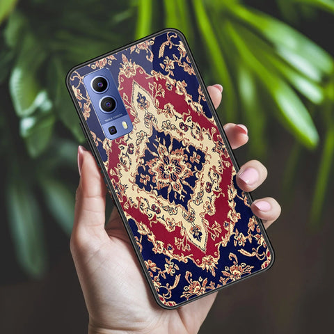 Vivo Y52 5G Cover - ONation Persian Rugs Series 2 - HQ Ultra Shine Premium Infinity Glass Soft Silicon Borders Case
