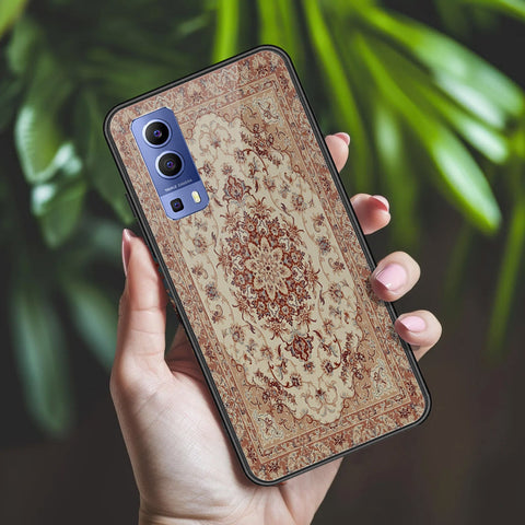 Vivo Y52 5G Cover - ONation Persian Rugs Series 2 - HQ Ultra Shine Premium Infinity Glass Soft Silicon Borders Case